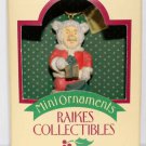 Applause Robert Raikes Collectibles Mini Ornaments Santa Bear NIB