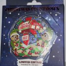Disney Christmas Countdown 2018 Jumbo Pin with Easel Chip and Dale Limited Edition 3000 Disney Christmas Countdown 2018 Jumbo Pin with Easel Chip and Dale Limited Edition 3000