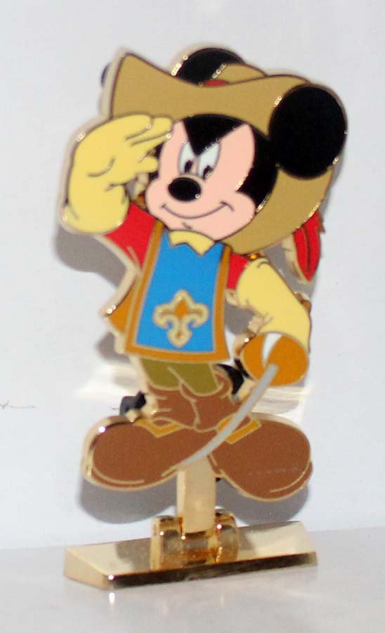 Once Upon A Time Mickey Mouse Walt Disney World Once Upon a Time Mystery Pin Musketeer Mickey Mouse