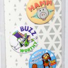 Disney Store Toy Story 3-Button Set Disney Store Toy Story 3-Button Set