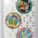 Disney Store Peter Pan 3-Button Set Disney Store Peter Pan 3-Button Set