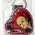 Disney Loungefly Tim Burton's Alice in Wonderland Queen of Hearts Key Chain Sealed