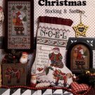 Jeremiah Junction Country Christmas Stocking & Santa Leaflet 1993 - 2 Designs to Cross Stitch Jeremiah Junction Country Christmas Stocking & Santa Leaflet 1993 - 2 Designs to Cross Stitch