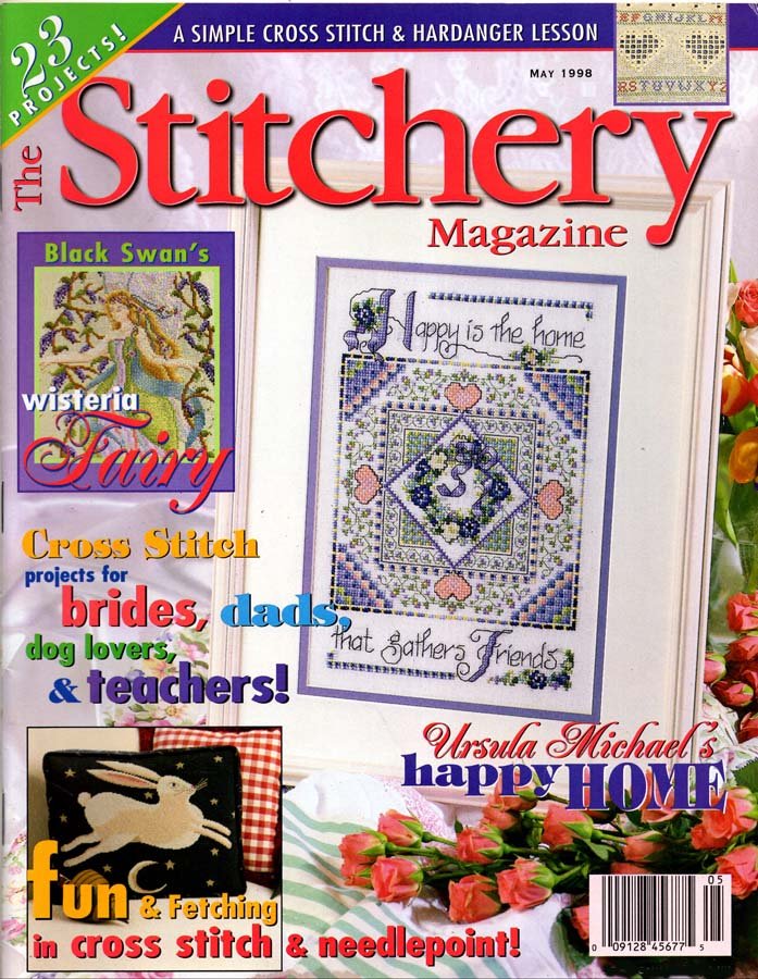 The Stitchery Magazine May 1998 23 Projects to Cross Stitch