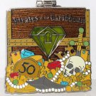 Disneyland Resort Pirates of the Caribbean 50th Anniversary Green Gem Treasure Chest Pin Ltd Ed 2500 Disneyland Resort Pirates of the Caribbean 50th Anniversary Green Gem Treasure Chest Pin Ltd Ed 2500