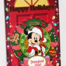 Disneyland Resort Happy Holidays 2020 Disneyland Hotel Pin Mickey Mouse Limited Edition 1250 Disneyland Resort Happy Holidays 2020 Disneyland Hotel Pin Mickey Mouse Limited Edition 1250