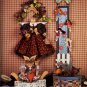 Provo Craft Gather Spring Booklet 1996 - 8 Figures to Make from Wood with Fabric Clothing
