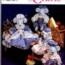 Simplicity Sewing Pattern Number 7596 1991 - 2 Sizes of Cloth Mice and Clothes Uncut and Unused