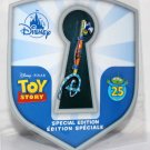 Disney Store Key Pin Toy Story 25th Anniversary Disney Store Key Pin Toy Story 25th Anniversary