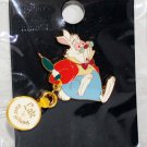 Loungefly Disney Alice in Wonderland White Rabbit Late for Everything Pin Loungefly Disney Alice in Wonderland White Rabbit Late for Everything Pin