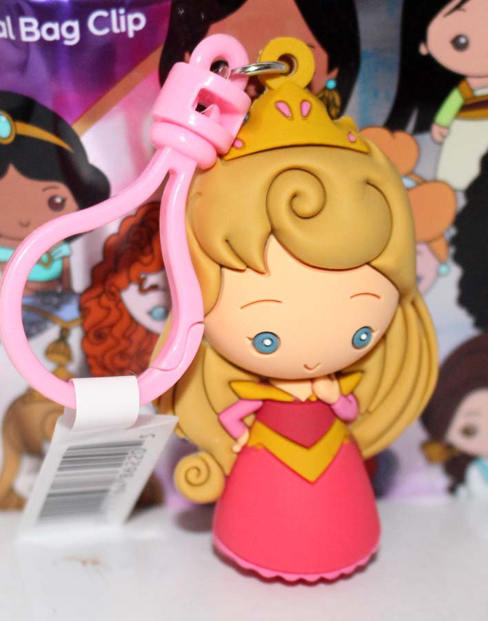 Disney Princess Figural Bag Clip Series 31 Foam 3D Keychain - Aurora