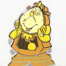 Disney Store Wisdom Pin 6/12 Beauty and the Beast's Cogsworth Limited Release