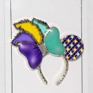 Disney Mardi Gras 2021 Minnie Mouse Ear Headband Stained Glass Pin Limited Edition 3000 Disney Mardi Gras 2021 Minnie Mouse Ear Headband Stained Glass Pin Limited Edition 3000