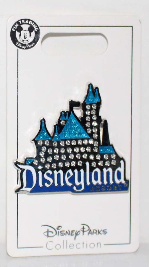 Disneyland Resort Jeweled Sleeping Beauty Castle Pin