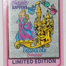 Disneyland Resort Magic Happens Parade Pin Aurora and Sleeping Beauty Castle Limited Edition 4000