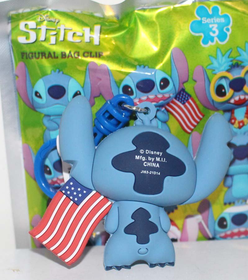 stitch figural bag clip