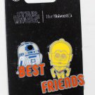Disney Her Universe Star Wars Best Friends R2-D2 and C-3PO 2-Pin Set Limited Release Disney Her Universe Star Wars Best Friends R2-D2 and C-3PO 2-Pin Set Limited Release