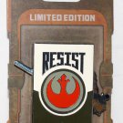 Disney Star Wars Galaxy's Edge Resist Slider Pin Limited Edition 3000 Rey and Chewbacca Disney Star Wars Galaxy's Edge Resist Slider Pin Limited Edition 3000 Rey and Chewbacca