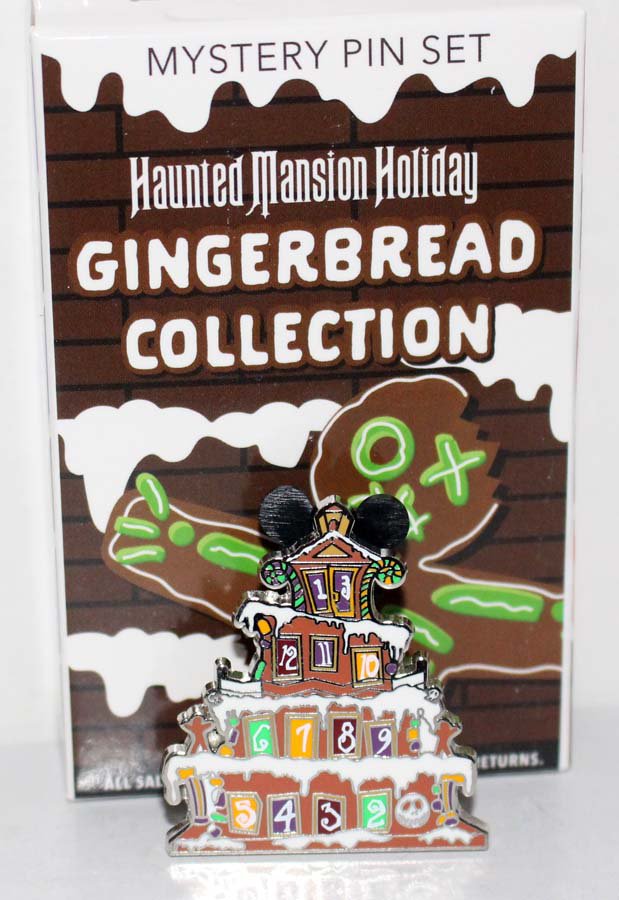 Disneyland Resort Haunted Mansion Holiday Gingerbread Pin Advent