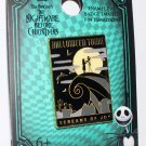 Loungefly Disney Nightmare Before Christmas Halloween Town Tourism Poster Pin