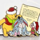 Disney Letters to Santa Pin Winnie the Pooh, Eeyore, Piglet Limited Edition 4000 Disney Letters to Santa Pin Winnie the Pooh, Eeyore, Piglet Limited Edition 4000