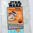 Disney Heroes vs. Villains Recruitment Poster Series Pin Star Wars Resistance Limited Edition 2000 Disney Heroes vs. Villains Recruitment Poster Series Pin Star Wars Resistance Limited Edition 2000