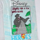 Disney Heroes vs. Villains Recruitment Poster Series Pin Baloo Limited Edition 2000 Disney Heroes vs. Villains Recruitment Poster Series Pin Baloo Limited Edition 2000