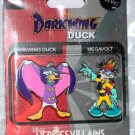 Disney Heroes vs. Villains Action Figure Series Pin Set Darkwing Duck Limited Edition 1000 Disney Heroes vs. Villains Action Figure Series Pin Set Darkwing Duck Limited Edition 1000