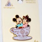 Loungefly Walt Disney World 50th Anniversary Pin Mickey and Minnie in Teacup Loungefly Walt Disney World 50th Anniversary Pin Mickey and Minnie in Teacup