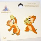 Loungefly Walt Disney World 50th Anniversary 2-Pin Set Chip and Dale with Popcorn Loungefly Walt Disney World 50th Anniversary 2-Pin Set Chip and Dale with Popcorn
