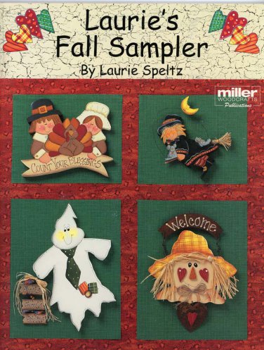 Miller Woodcrafts Laurie's Fall Sampler Booklet 1998 - 20 Projects to Make from Wood and Paint