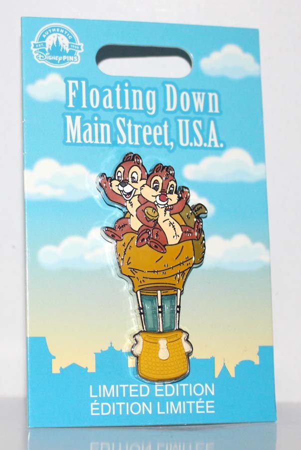 Disney Floating Down Main Street Pin Chip and Dale Limited Edition 4000