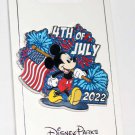Disney 4th of July 2022 Pin Mickey Mouse Limited Release Disney 4th of July 2022 Pin Mickey Mouse Limited Release