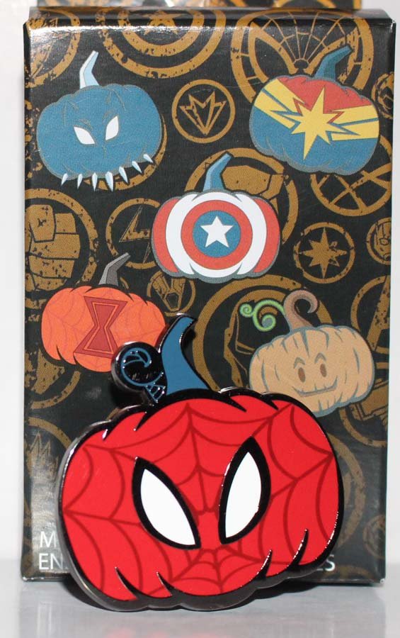 Disney Parks Marvel Pumpkins Mystery Pin Spider-Man