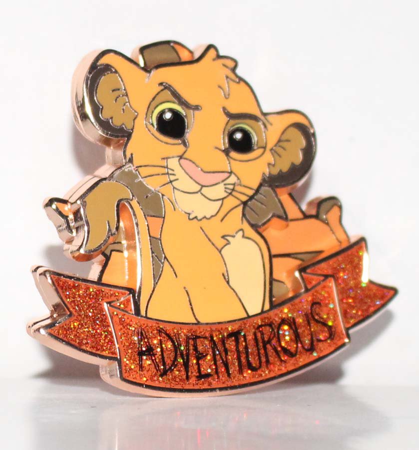 Walt Disney World One Family Personality Pin Simba Adventurous Limited