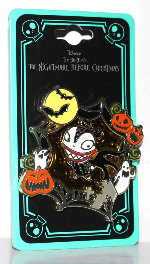 Disney Nightmare Before Christmas Scary Teddy Frame Stained Glass Pin