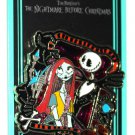 Disney Nightmare Before Christmas Sally and Jack Skellington Frame Stained Glass Pin