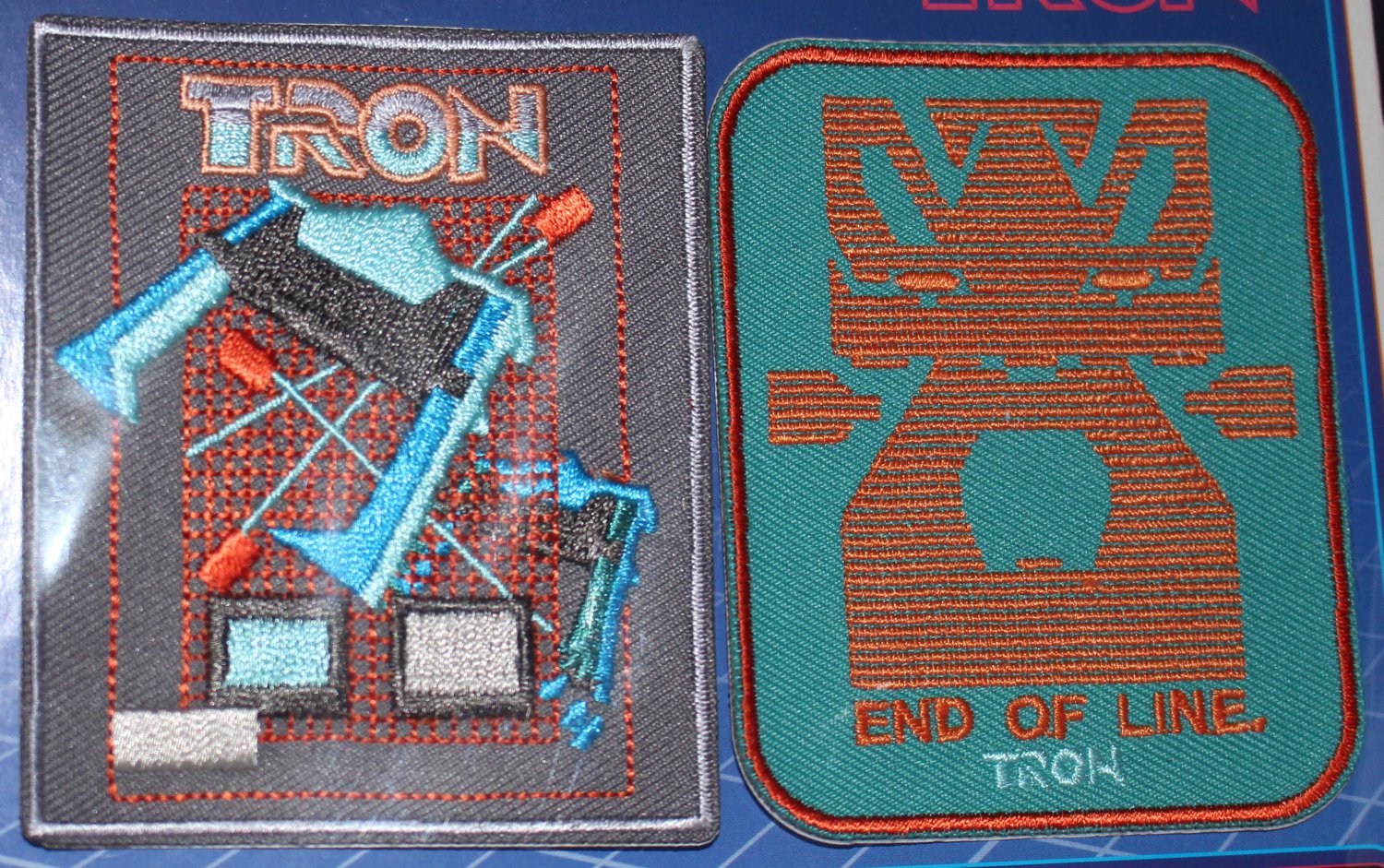 D23 Expo 2022 Tron 40th Anniversary Set 2 Pins and 2 Patches