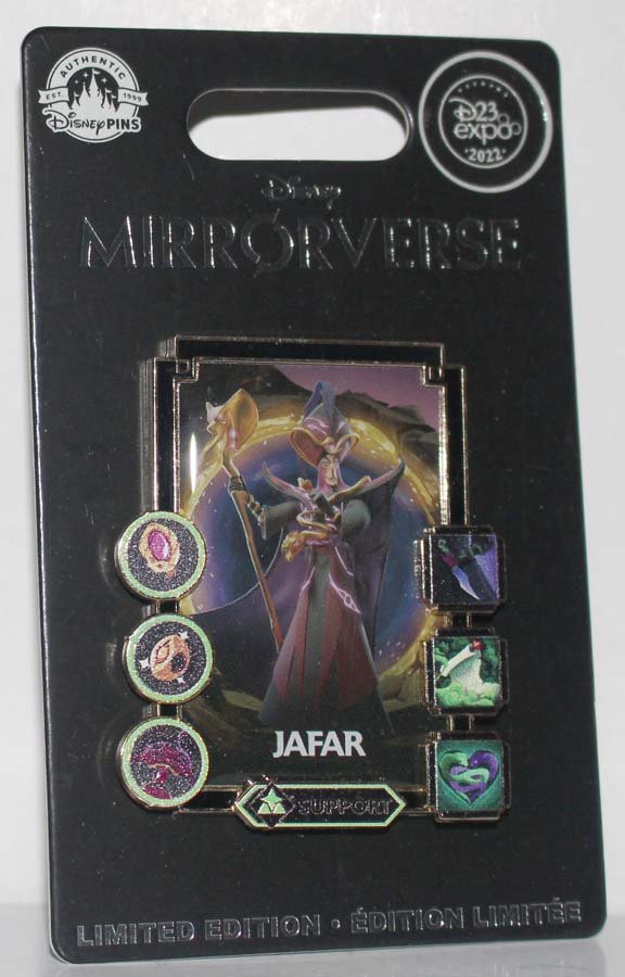 D23 Expo 2022 Disney Mirrorverse Pin Jafar Limited Edition 500