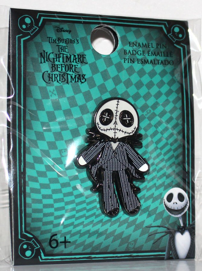 Loungefly Disney Nightmare Before Christmas Jack Skellington Doll Pin