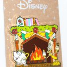 Disney Beauty and the Beast Holiday Fireplace Pin