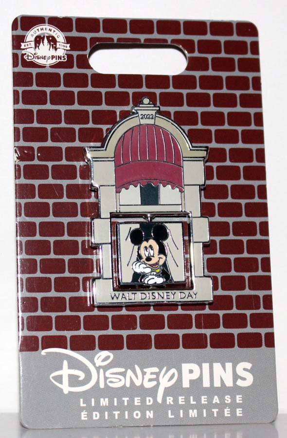 Walt disney day 2022 spinner pin mickey mouse limited release