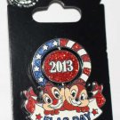 Disney Flag Day 2013 Pin Chip and Dale Limited Edition 1500 Disney Flag Day 2013 Pin Chip and Dale Limited Edition 1500