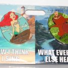 Disney Ariel and Pumbaa 2-Pin Set How I Think I Sing