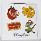 Disney Parks Lion King Icons 4-Pin Set Disney Parks Lion King Icons 4-Pin Set
