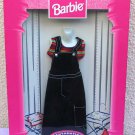Mattel Barbie Fashion Avenue Authentic Jeans Long Bibbed Dress 1998 NRFB