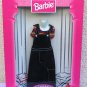 Mattel Barbie Fashion Avenue Authentic Jeans Long Bibbed Dress 1998 NRFB