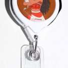 Disney Employee Center Retractable ID Card Clip with Carabiner Clasp Moana and Pua Disney Employee Center Retractable ID Card Clip with Carabiner Clasp Moana and Pua