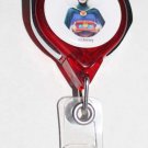 Disney Employee Center Retractable ID Card Clip with Carabiner Clasp Evil Queen