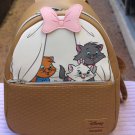 Loungefly Disney Aristocats Peek a Basket Marie Toulouse Berlioz Mini Backpack NWT